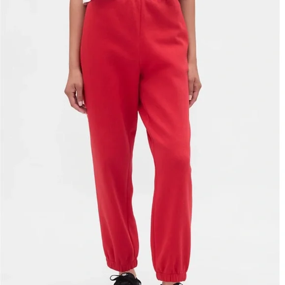 Gap High Rise VintageSoft Joggers - Modern Red - Picture 1 of 10